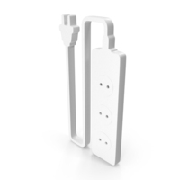 White Extension Plug Box Icon PNG & PSD Images