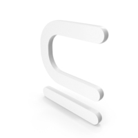 White Mathematical Subset Icon PNG & PSD Images