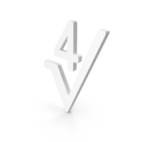 Mathematical Fourth Root Icon PNG & PSD Images