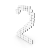 Number 2 Digital Number Icon PNG & PSD Images