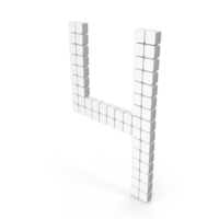 White Digital Number 4 Icon PNG & PSD Images