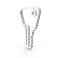 Outline Key White Icon PNG & PSD Images