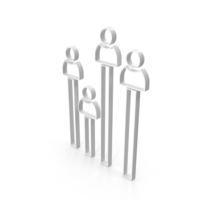 Outline Voter Poling Icon White PNG & PSD Images