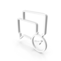 White Time Chat Icon PNG & PSD Images