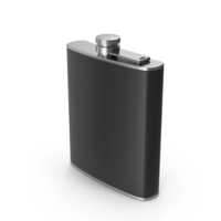 Black Hip Flask PNG & PSD Images
