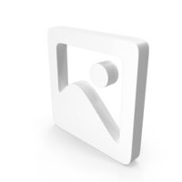 Picture Icon White PNG & PSD Images