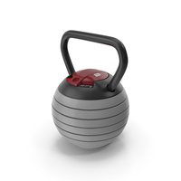 Adjustable Kettlebell Gray PNG & PSD Images