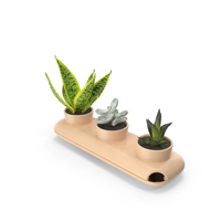 Ceramic Trio Pot Sagaform Beige PNG & PSD Images