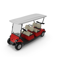 Four Seat Electric Car Yamaha Red PNG & PSD Images