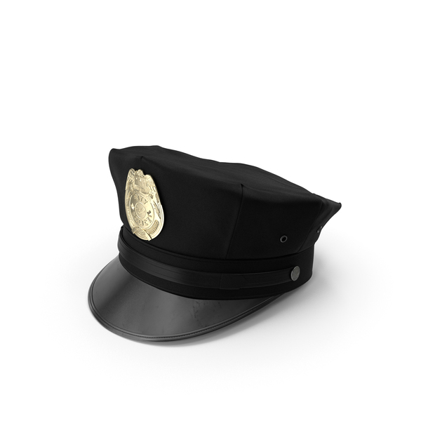 Highly Detailed Police Officer Cap PNG & PSD Images