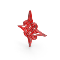 Glass Celtic Quaternary Knot Eternity Icon PNG & PSD Images