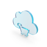 Glass Cloud Shopping Cart Icon PNG & PSD Images