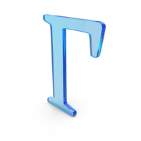 Gamma Function Mathametical Icon Glass PNG & PSD Images