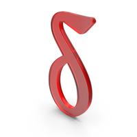 Glass Mathematical Delta Lowercase Icon PNG & PSD Images