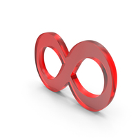 Mathematical Infinity Icon Glass PNG & PSD Images
