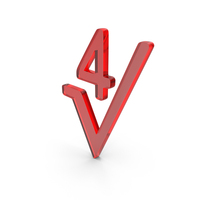 Glass Mathematical Fourth Root Icon PNG & PSD Images