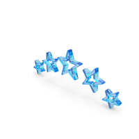Glass Five Stars Outline Icon PNG & PSD Images