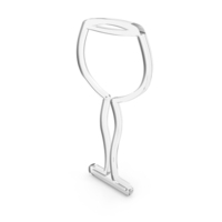 Glass Wine Glass Outline Icon PNG & PSD Images