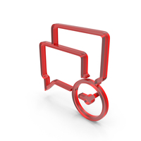 Glass Time Chat Icon PNG & PSD Images