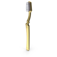 Golden Tooth Brush PNG & PSD Images