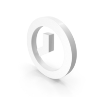 White Clock Icon PNG & PSD Images