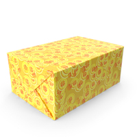 Gift Box Yellow PNG & PSD Images