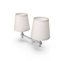 Lugarno Double Sconce Polished Chrome PNG & PSD Images
