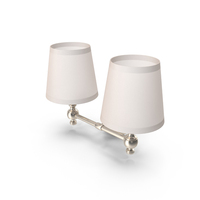 Lugarno Double Sconce Satin Nickel PNG & PSD Images