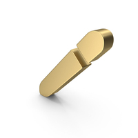 Pencil Icon Gold PNG & PSD Images