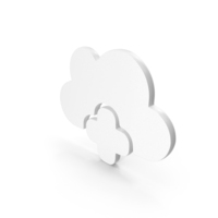 White Add Cloud Icon PNG & PSD Images