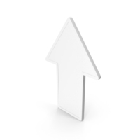 White Up Arrow Icon PNG & PSD Images