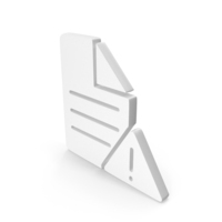 White File Error Icon PNG & PSD Images