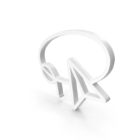 Lasso Tool Icon White PNG & PSD Images