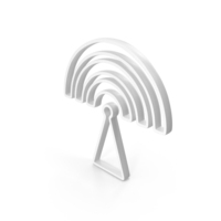 White WiFi Signal Icon PNG & PSD Images