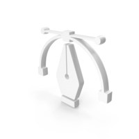 White Pen Tool Icon PNG & PSD Images
