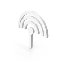 White WiFi Signal Icon PNG & PSD Images