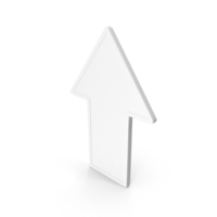 White Up Arrow Icon PNG & PSD Images