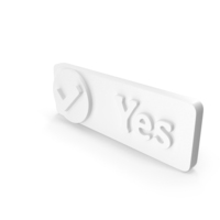Yes Check Mark Board Icon White PNG & PSD Images