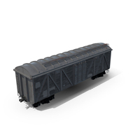 Cargo Wagon Black PNG & PSD Images