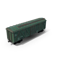 Old Cargo Wagon Green PNG & PSD Images