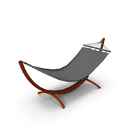 Red Wood Bow Hammock Stand PNG & PSD Images