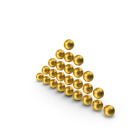 Gold Arrow Up PNG & PSD Images