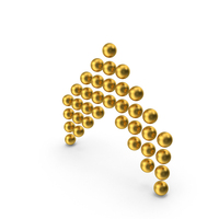 Gold Arrow Up PNG & PSD Images