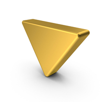Gold Arrow Down PNG & PSD Images