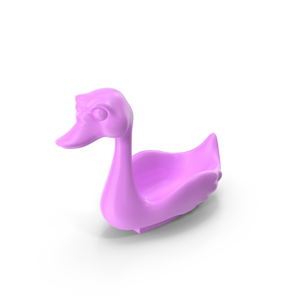 Pink Plastic Swan Tub PNG & PSD Images