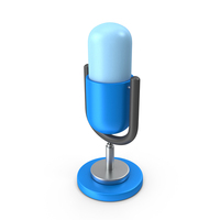 Mic 3d Icon PNG & PSD Images