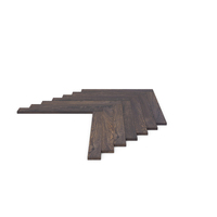 Dark Oak Wood Herringbone Floor Pattern PNG & PSD Images