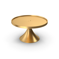 Gold Cake Stand PNG & PSD Images