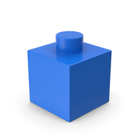 Blue Brick Toy PNG & PSD Images