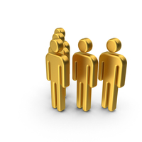 Group of Five Men Gold PNG & PSD Images